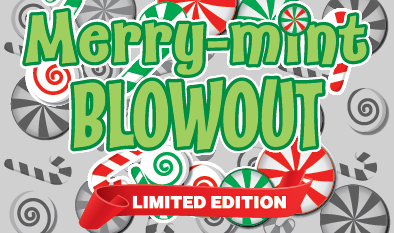 MERRY-MINT BLOWOUT instant ticket from Massachusetts Lottery