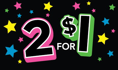 2 FOR $1
