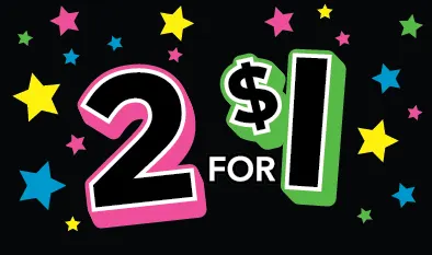 2 FOR $1 $1 Massachusetts scratch-off ticket