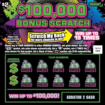 MA Lottery - $100,000 BONUS SCRATCH (#511) - scratch off odds