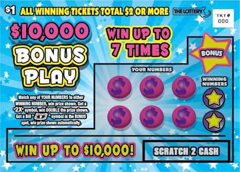 MA Lottery - $10,000 BONUS PLAY (#494) - scratch off odds