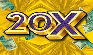 20X $2 scratch ticket