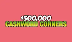 $500,000 CASHWORD CORNERS 2023 $5 scratch-off ticket