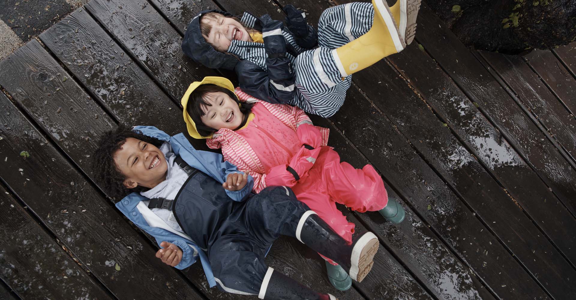 雨の日でも外遊びを楽しもう！子供のレインウェアの選び方 | Reima Japan