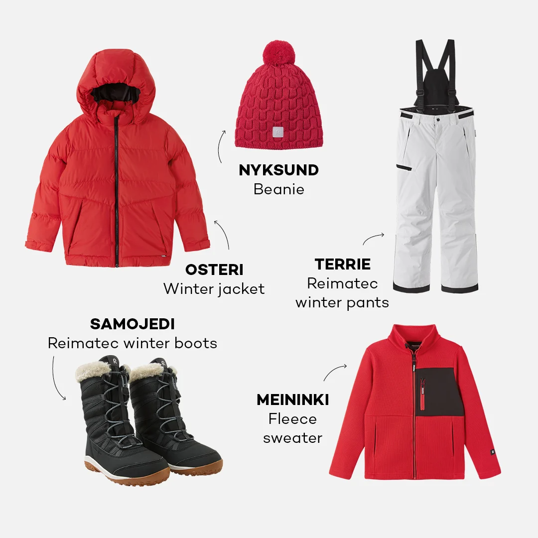 NA Shop the Look - AW24 - Reima Red