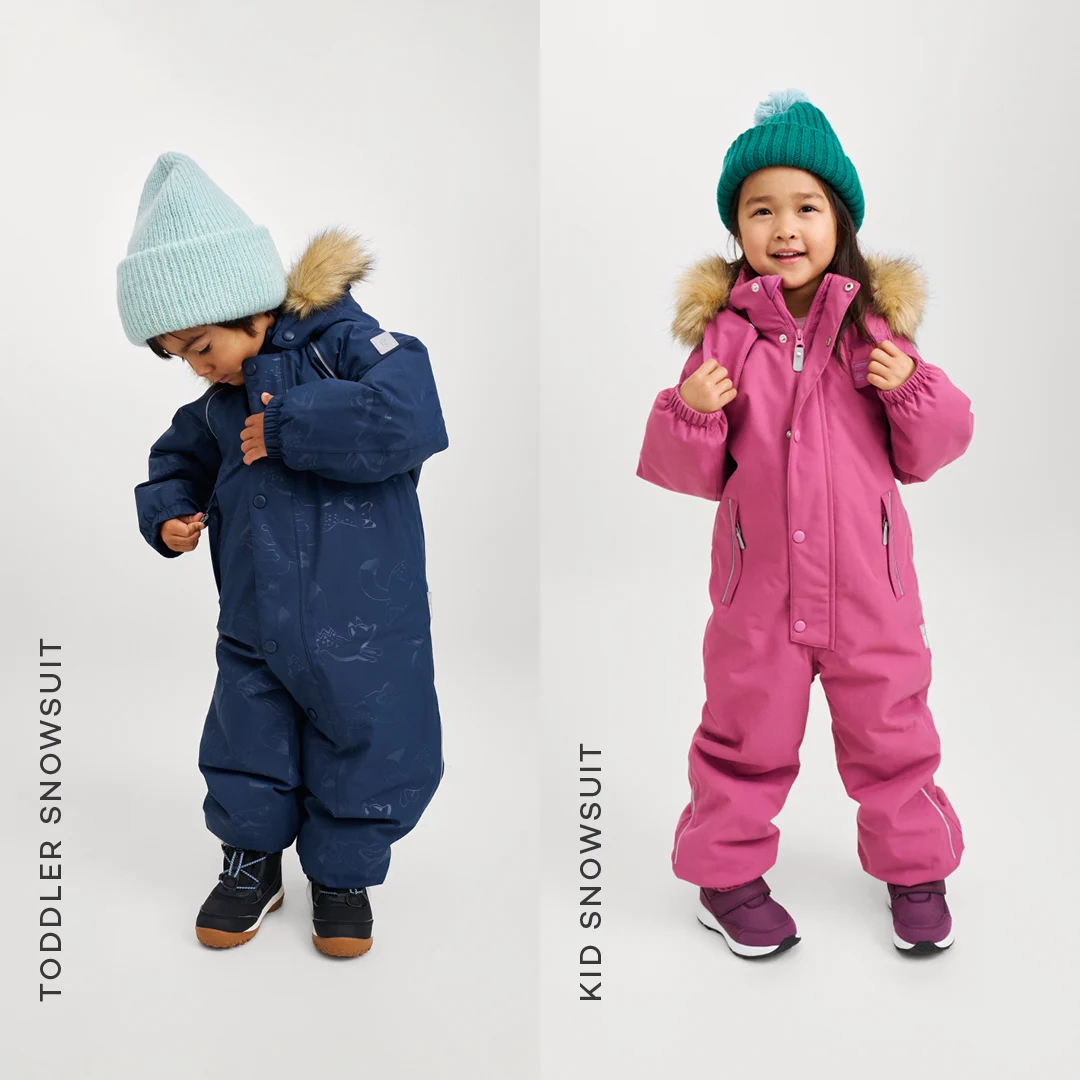 NA - Snowsuits Category Page - Toddler & Kids Difference