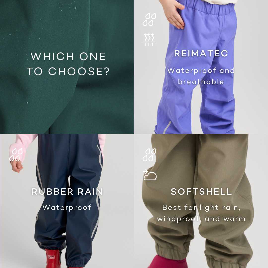 SS25 Collection Highlight - Rain Gear vs Reimatec vs Softshell - Outdoor Pants