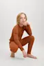 Taival Wool-blend Base Layer Set - Cinnamon Brown