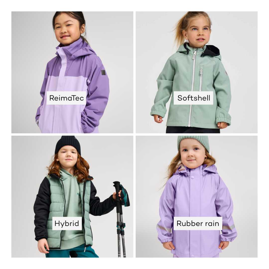 SS26 Collection Highlight - Spring Jackets Materials - Rain Gear vs ReimaTec vs Softshell vs Hybrid - Jackets