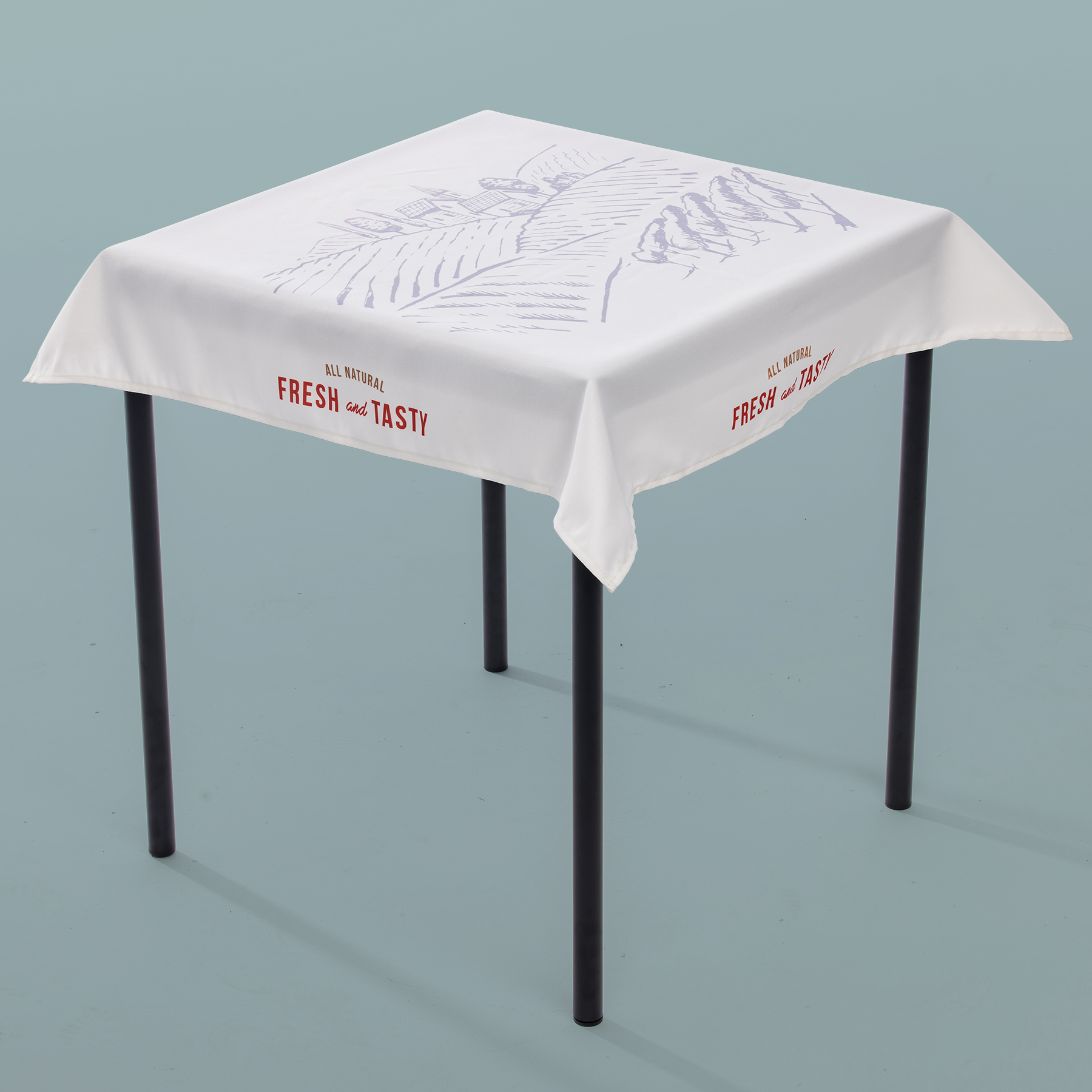 Totaal tafel vierkant