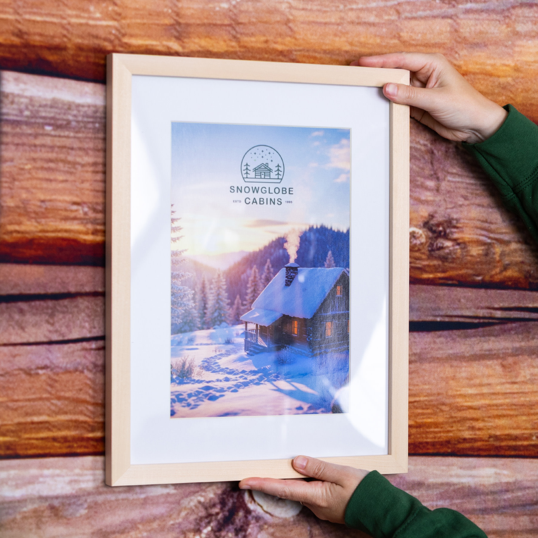 kerstproduct poster-in-lijst