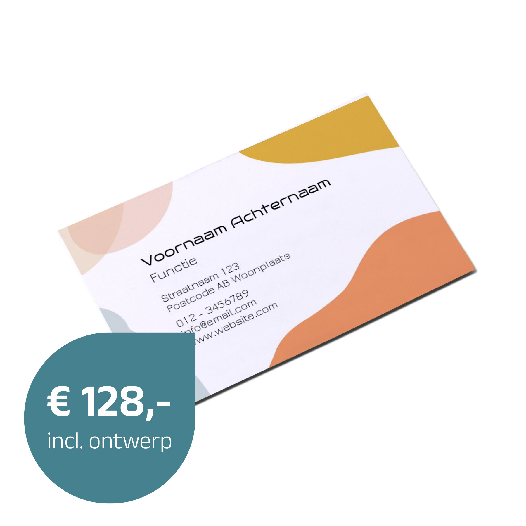 producten-ontwerpservice visitekaartjes
