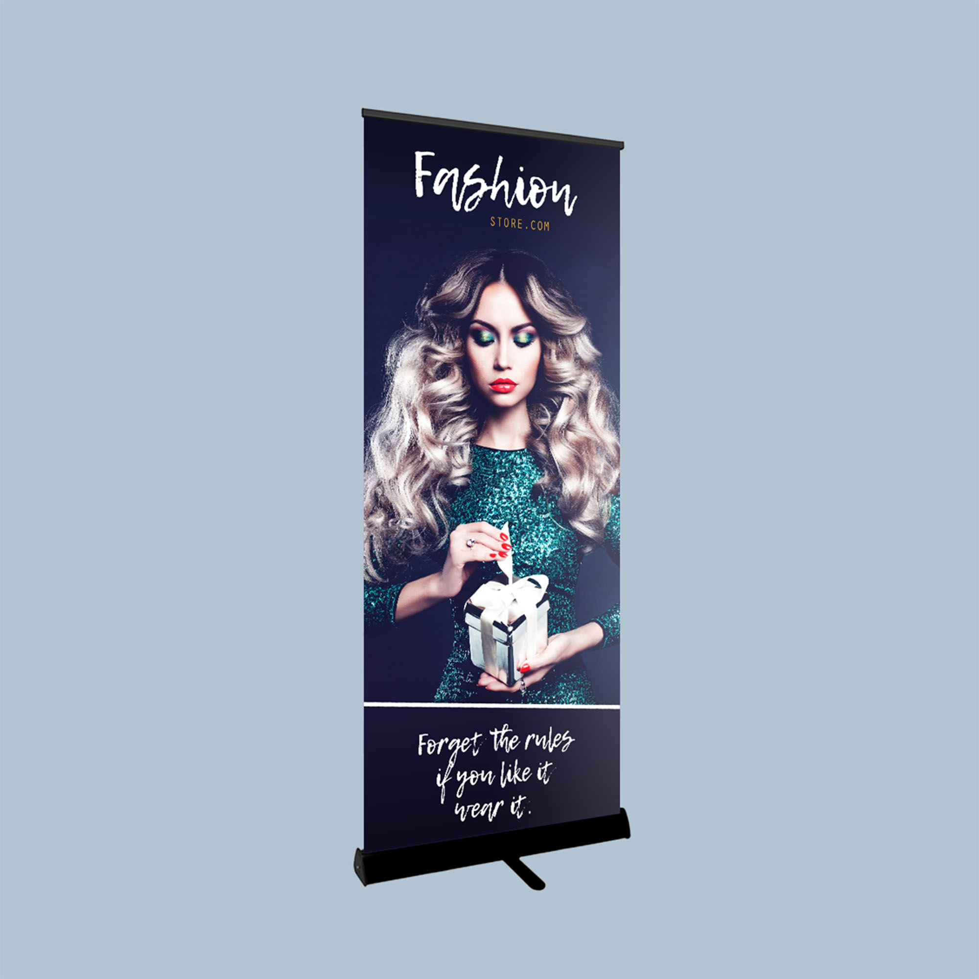 rollbanner-zwart-single