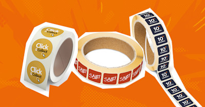 9 manieren om te blijven plakken met stickers op rol! | Drukwerkdeal