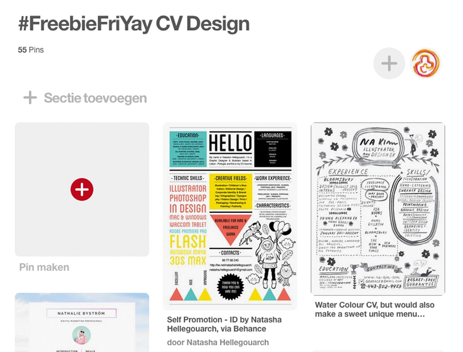 FreebieFriyay #3 - Cv's op Pinterest