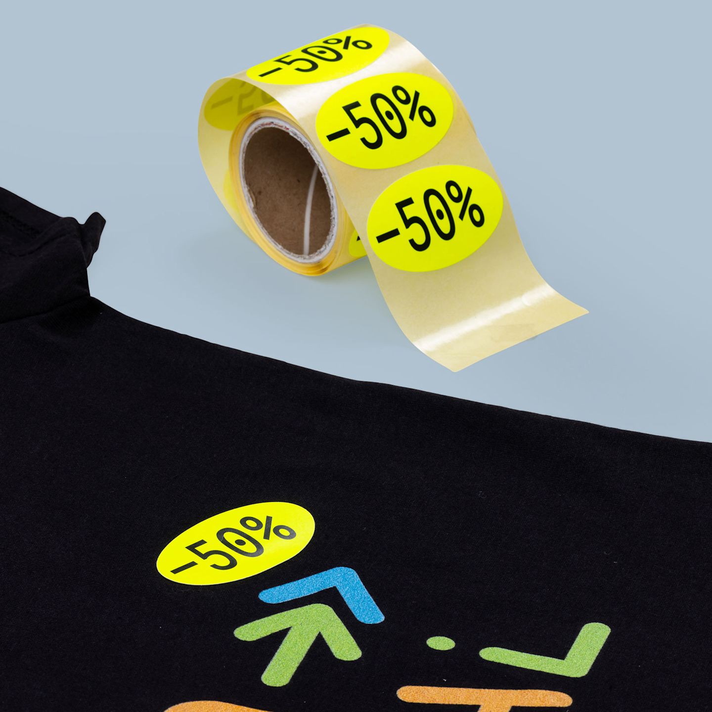 Neon stickers bedrukken - Fluorescerende stickers | Drukwerkdeal.nl