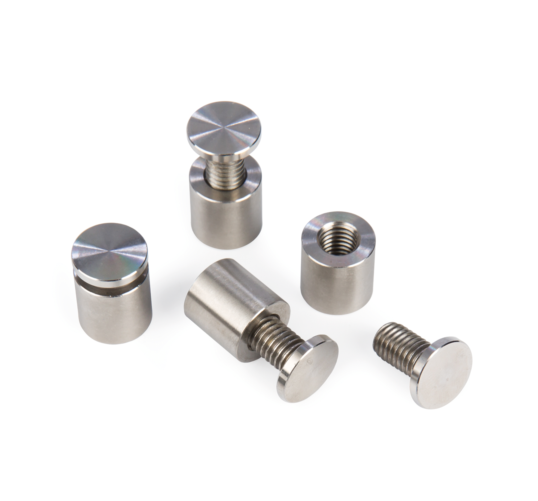 RVS afstandhouders  (4 stuks)