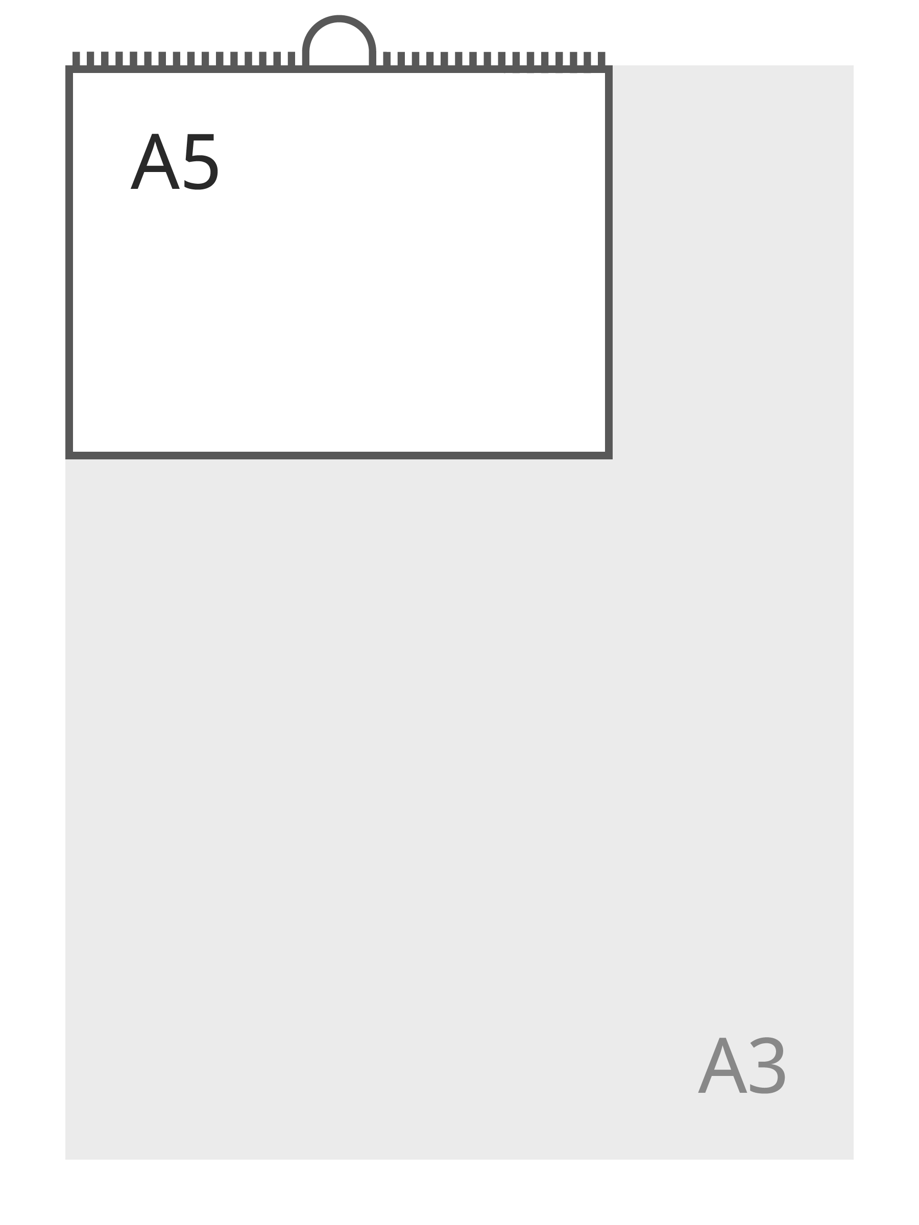 A5 liggend (210 x 148 mm)