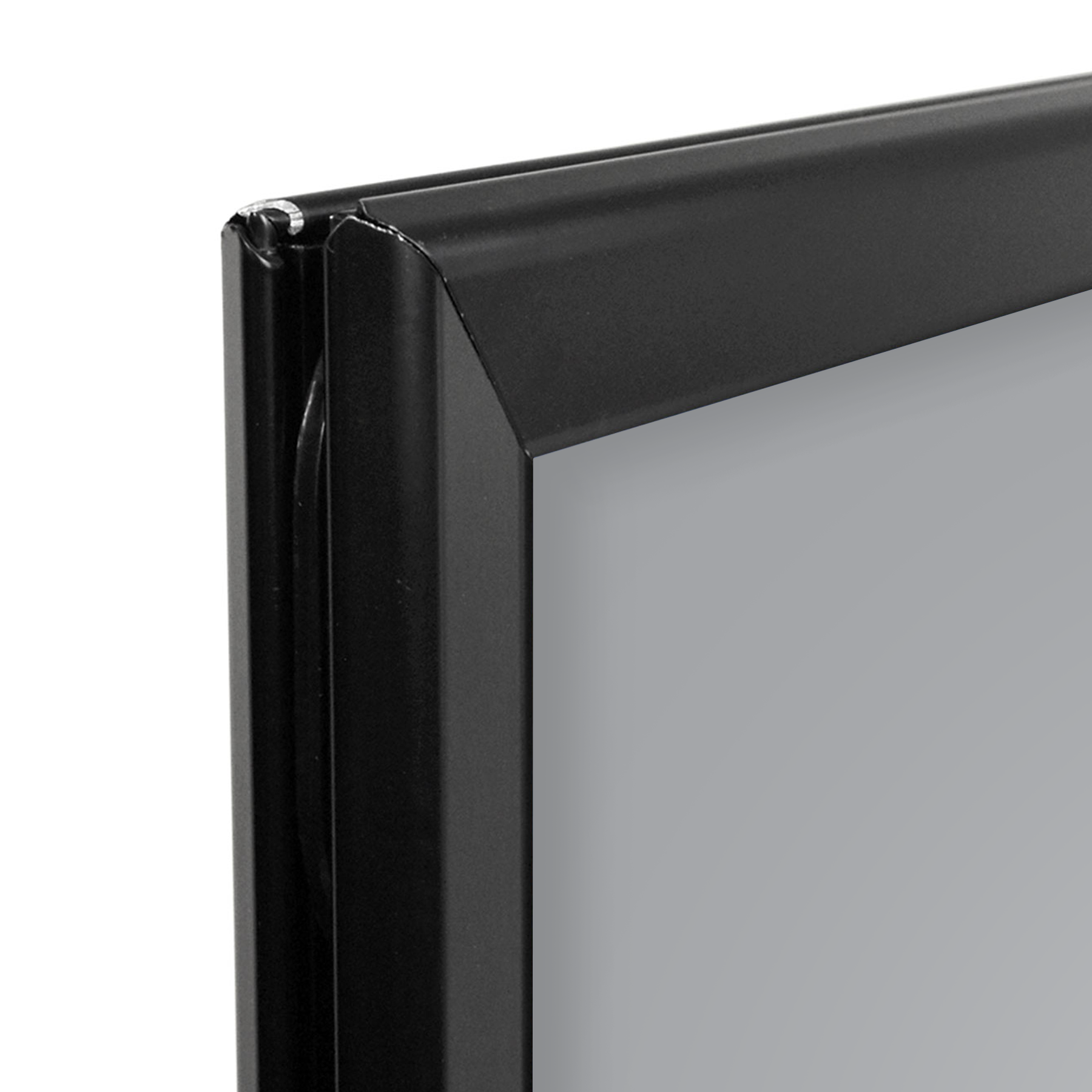 Zwart gepoedercoat aluminium en kunststof