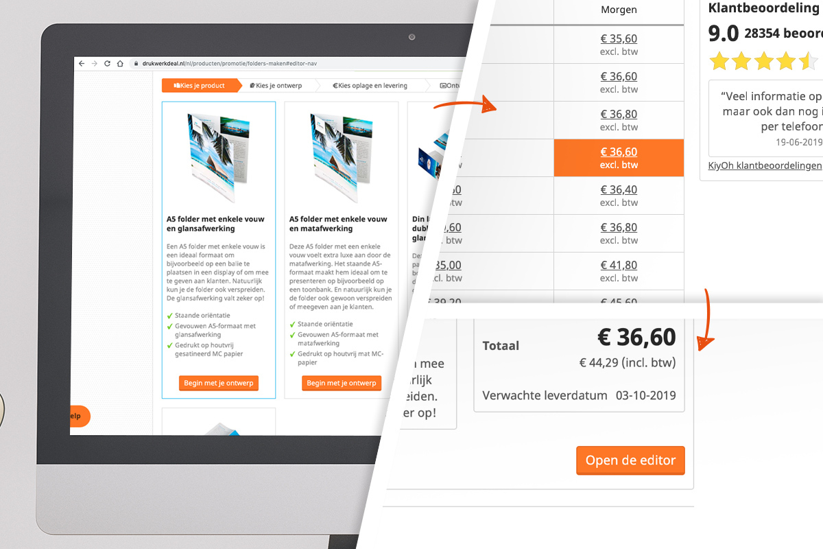 In 7 Stappen Een Online Folder Maken Gratis En Voor Niks In Onze Gratis Ontwerptool Drukwerkdeal Nl