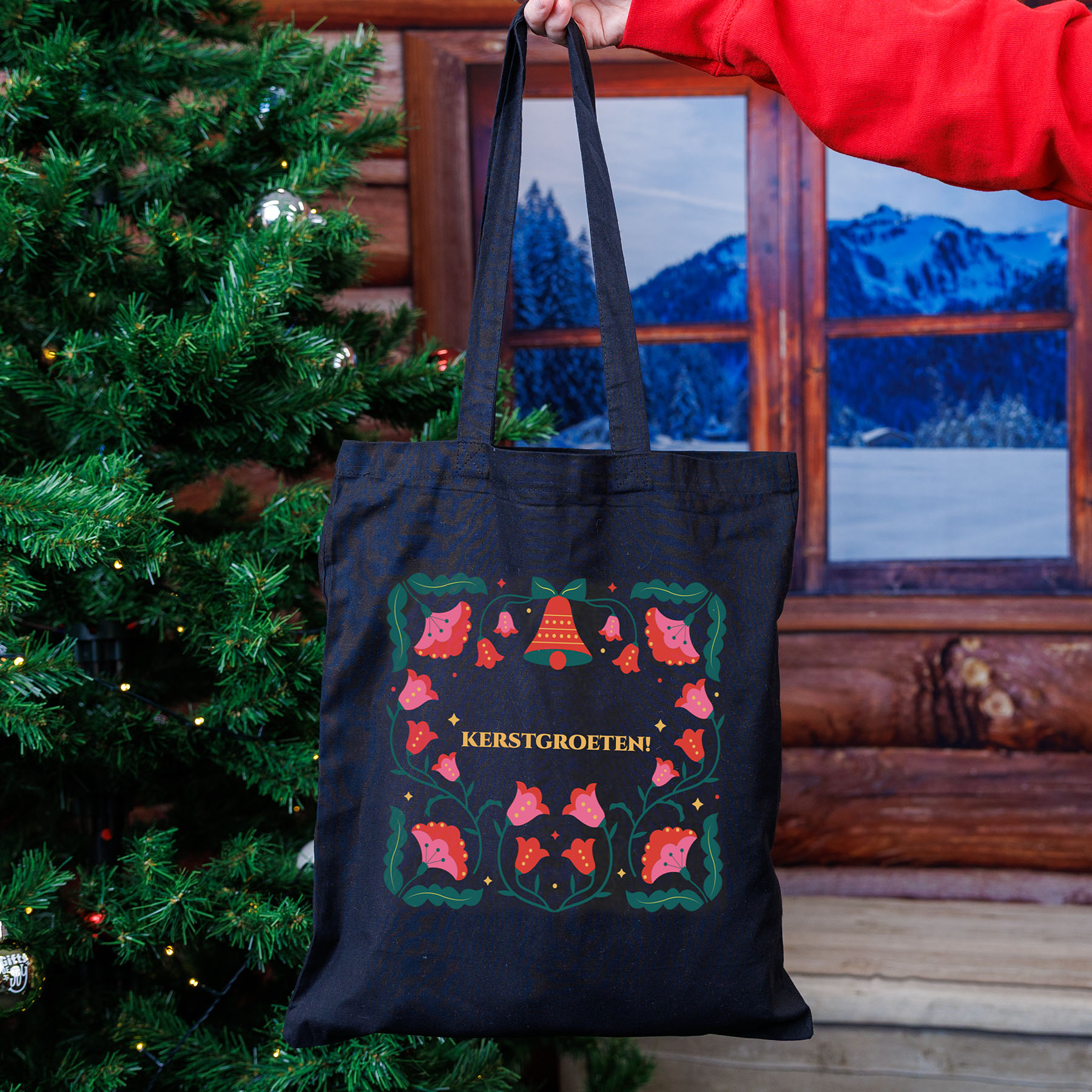 kerstproduct katoenen-tas-template