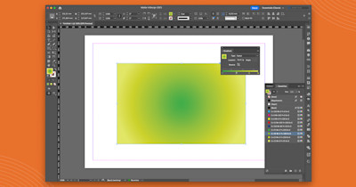 InDesign: gradient in 5 stappen | Drukwerkdeal