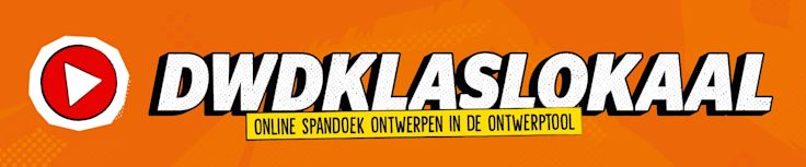 VIDEO: online spandoek ontwerpen in de Drukwerkdeal ontwerptool