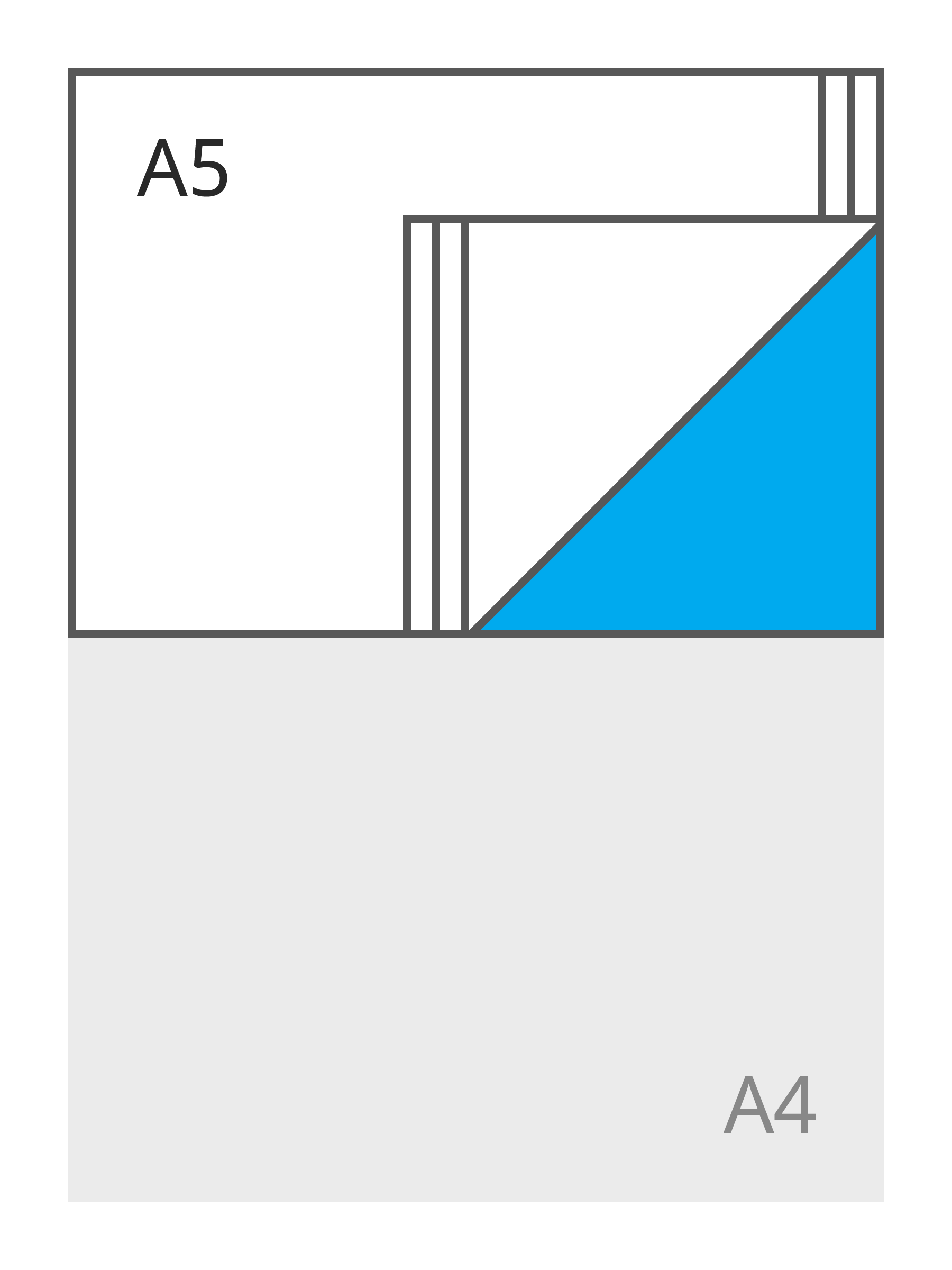 A5 liggend (210 x 148 mm)