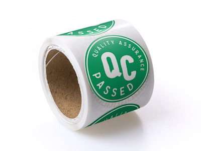 Controlestickers maken & drukken | Drukwerkdeal