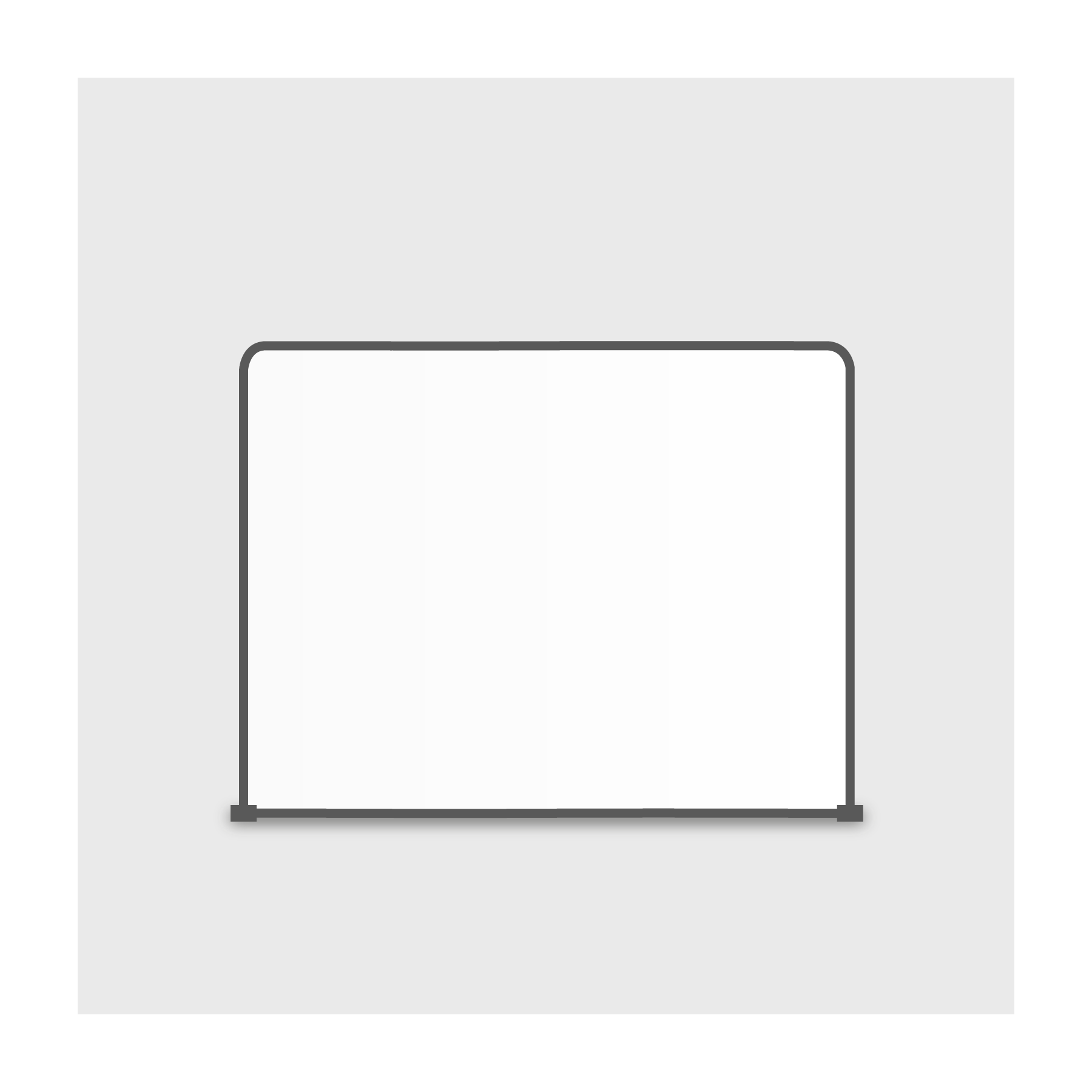 Beurswand met rits recht  (300 x 230 cm)