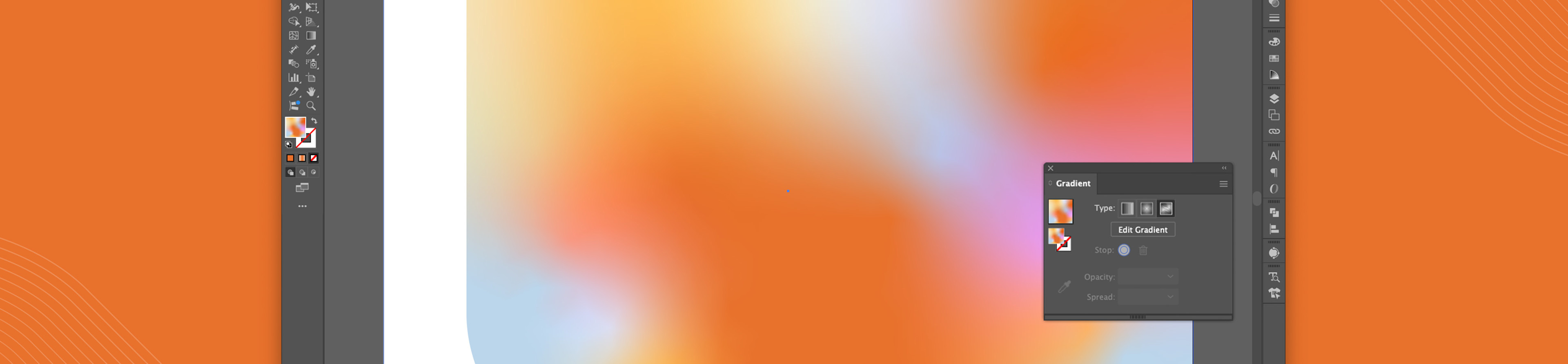Illustrator: gradient in 5 stappen | Drukwerkdeal