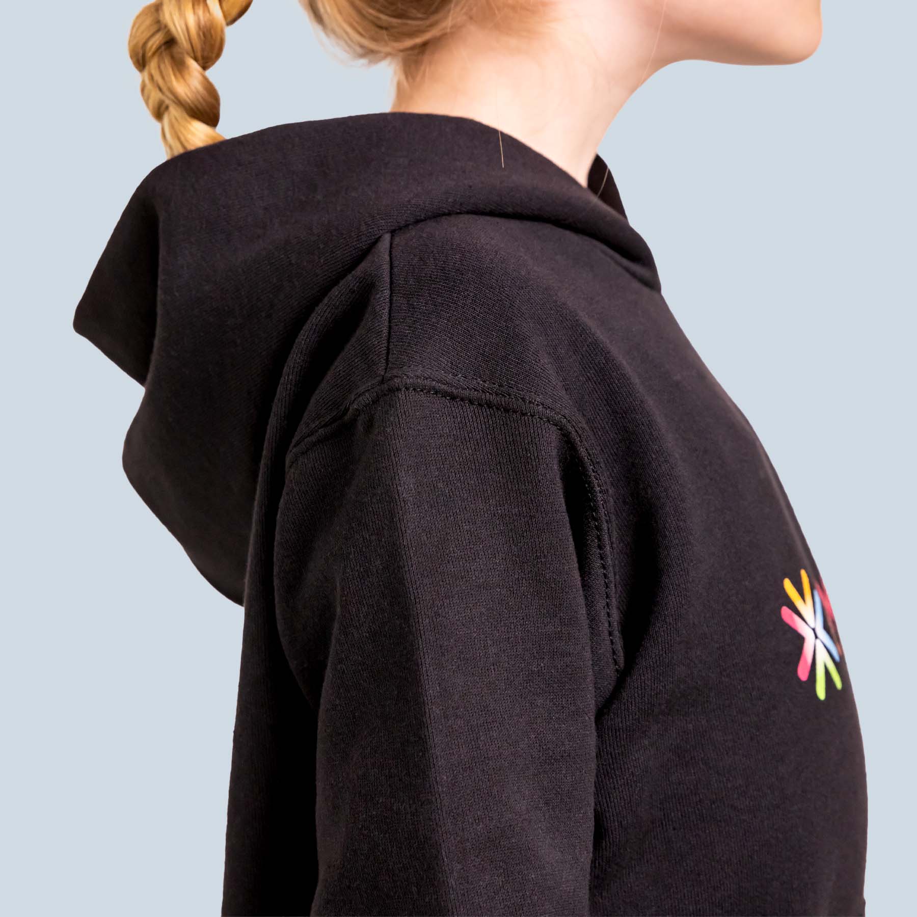 Basic-kids-hoodie-Zijkant