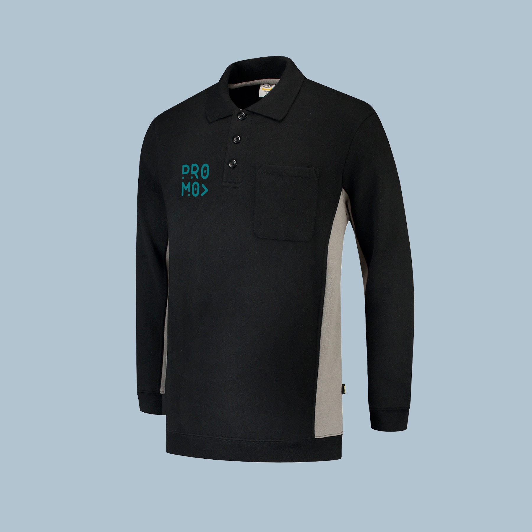 Werktrui-bicolorborstzak-front