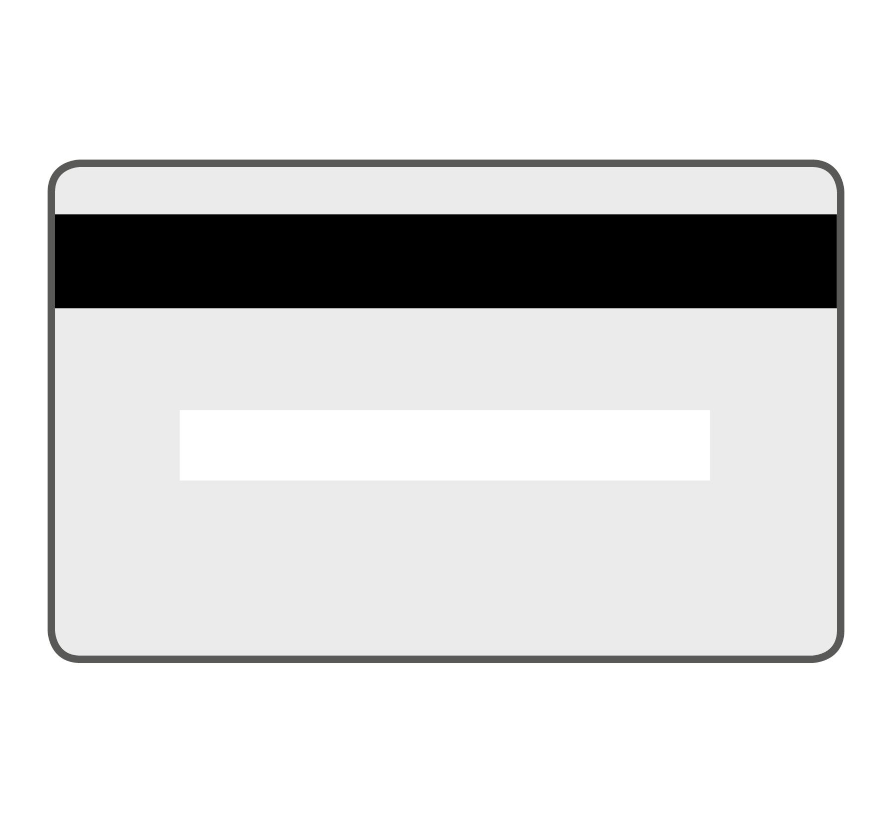 Magneetstrip HiCo en handtekeningveld