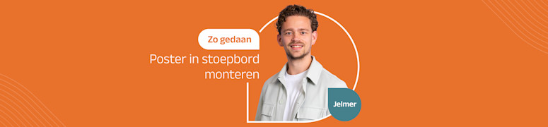 secondary zo-gedaan poster-in-stoepbord
