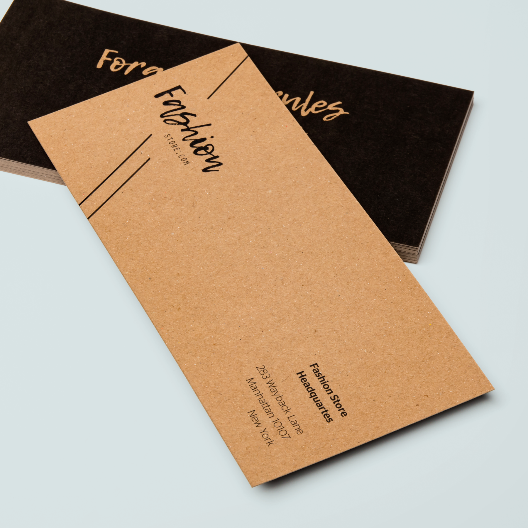 With compliments cards Kraft bedrukken