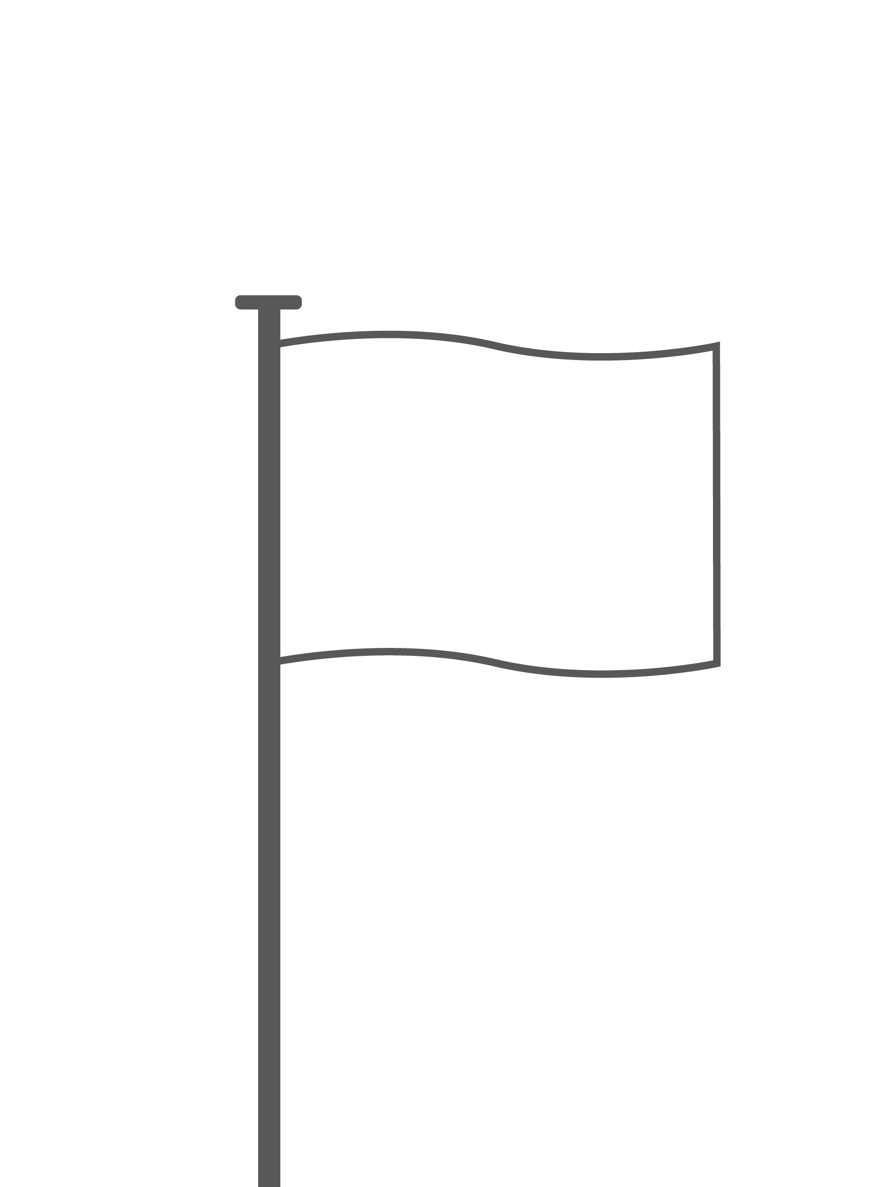 Gevelvlag, zonder systeem