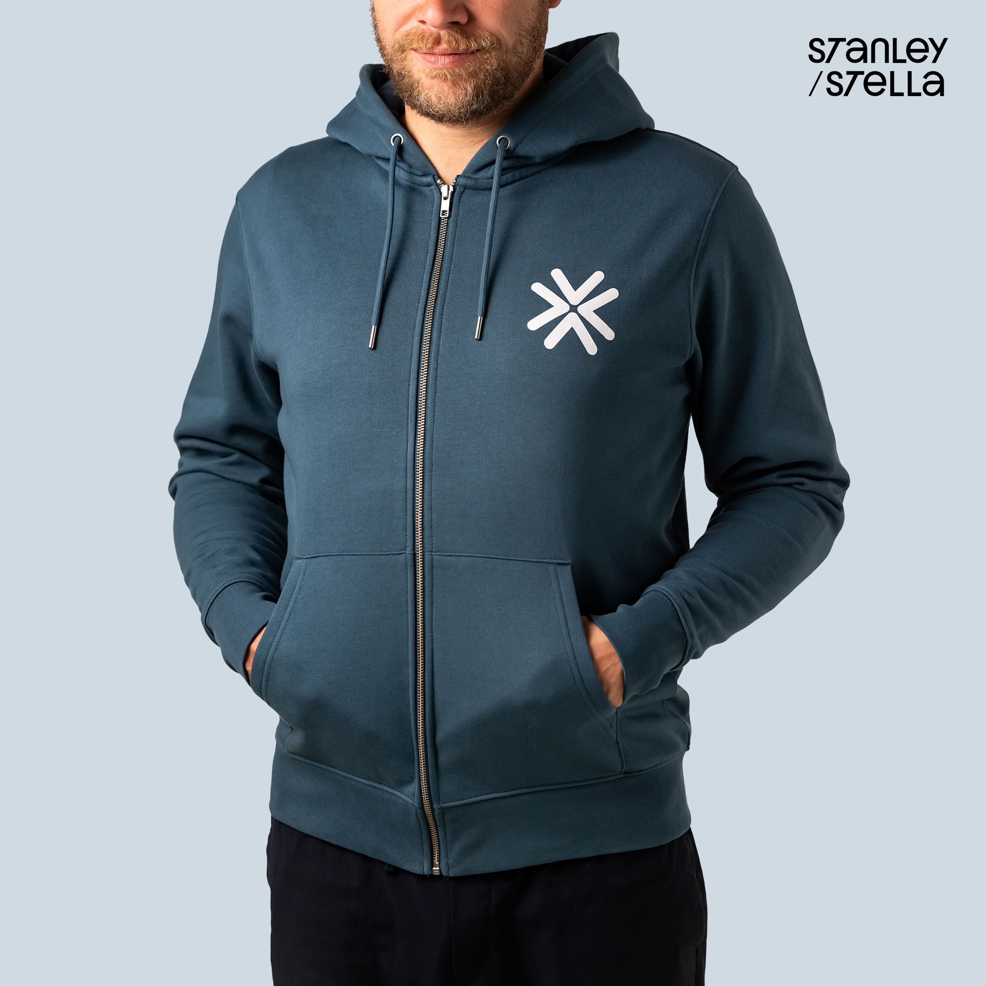 Duurzame-Hoodie-met-rits-voor-zondermuts