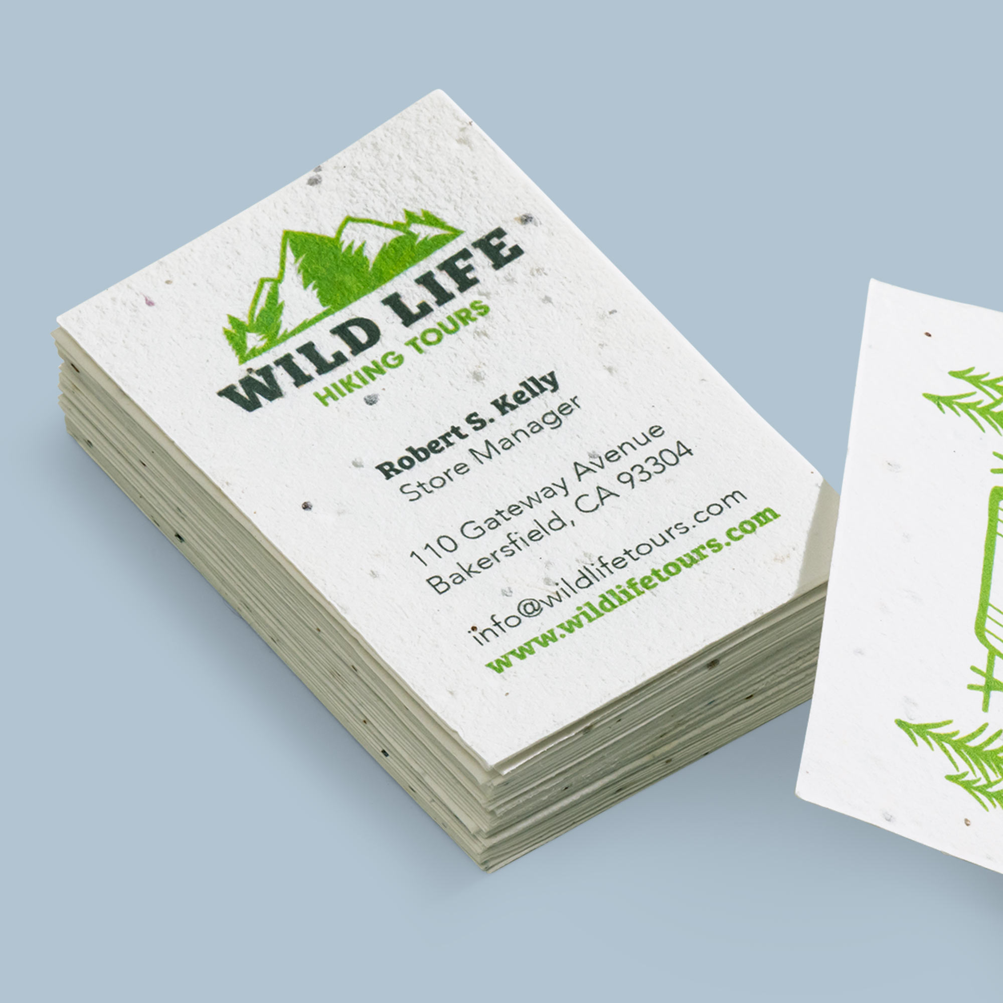 groeipapier-visitekaartjes