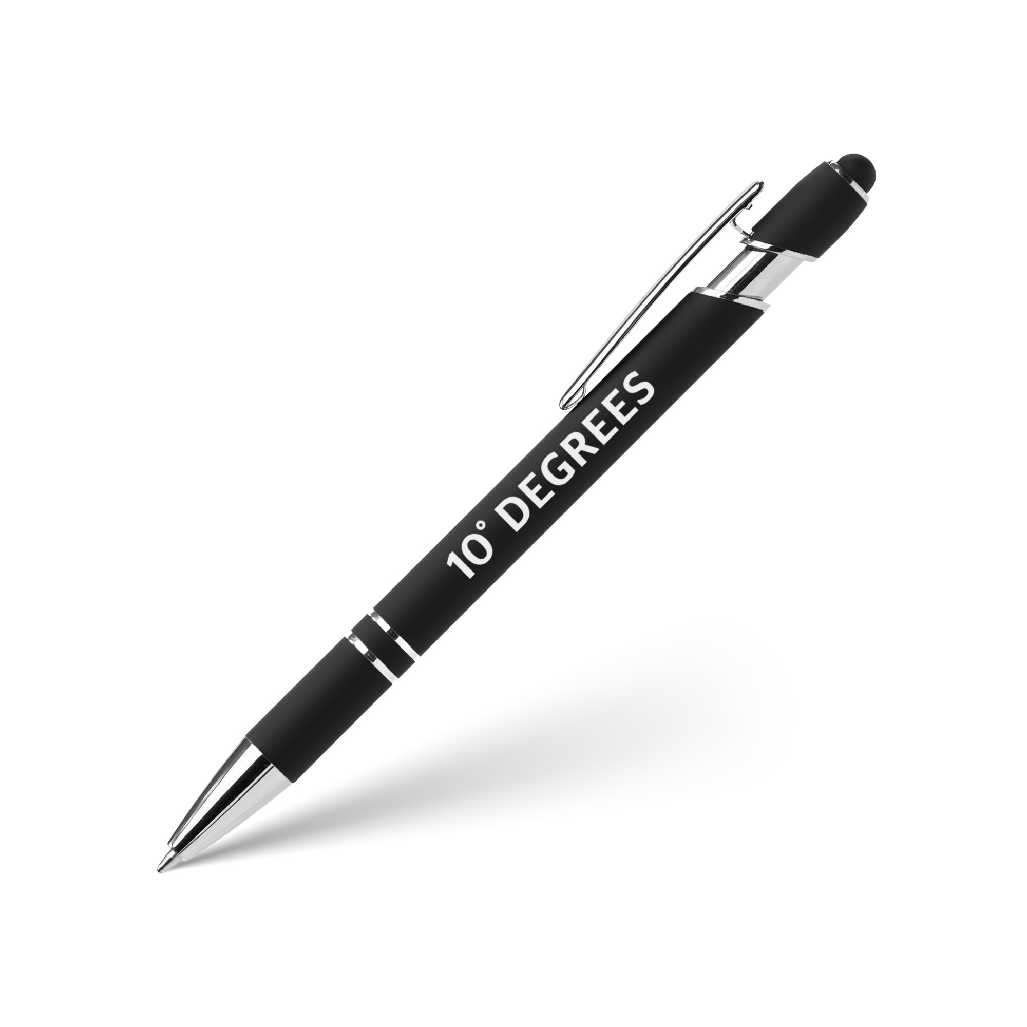 Hoover gerecyclede zachte metallic pen met stylus