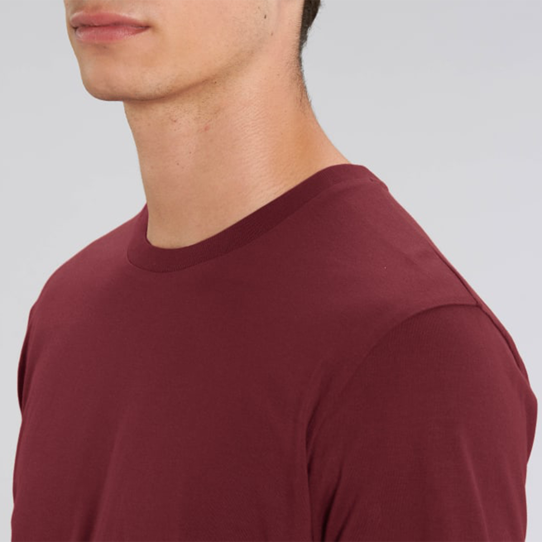 Duurzame T-shirts: burgundy