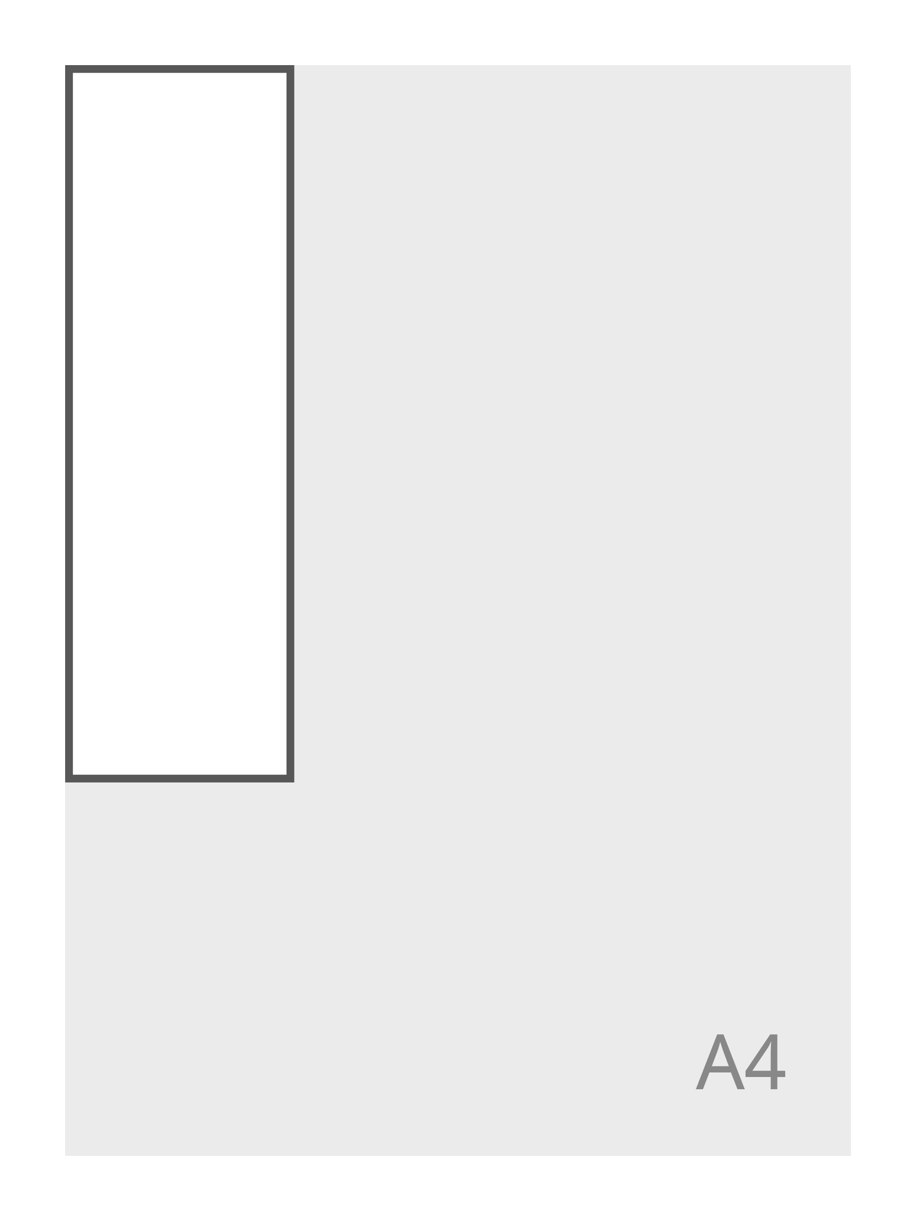 Rechthoekig (61 x 192 mm)