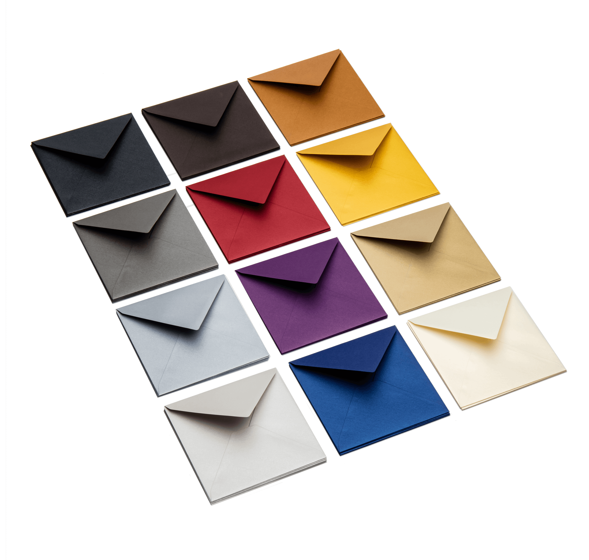 Metallic enveloppen