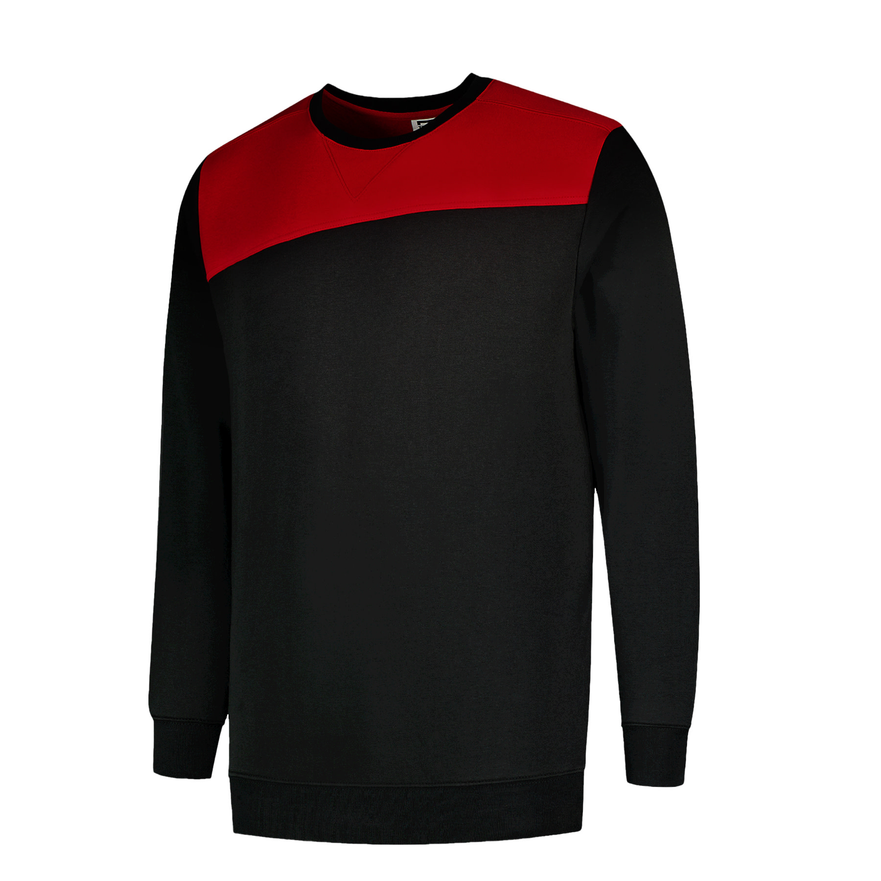 Werk 0009 sweater-bi-color-naden