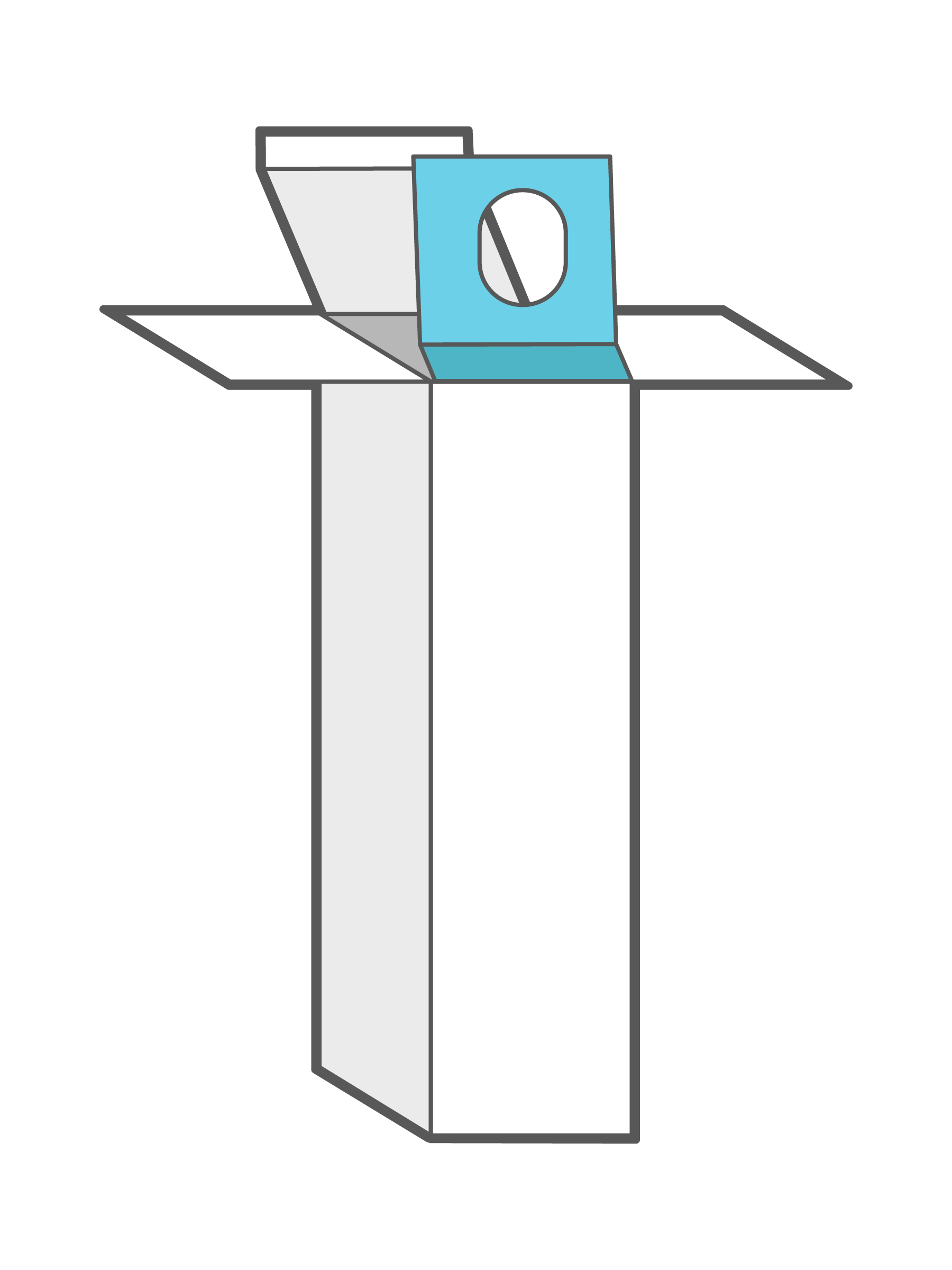 Champagne/Universeel (88 x 88 x 330 mm)