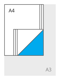 A4 staand  (210 x 297 mm)