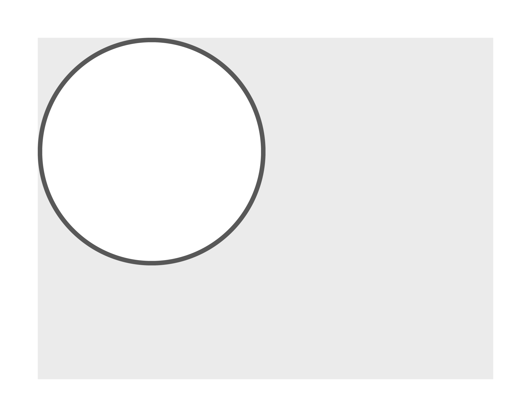 Naambordje rond 20 cm