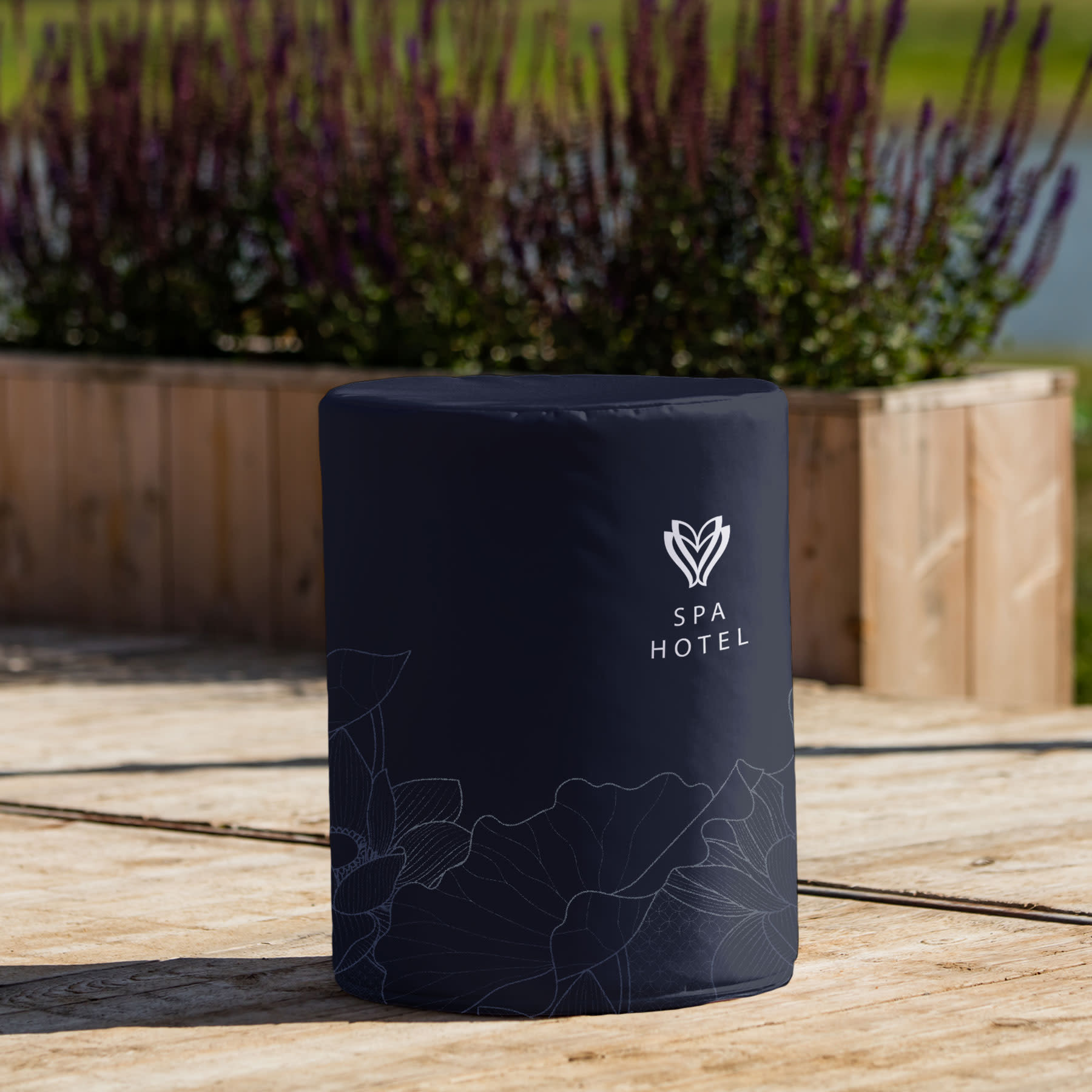 Poef-rond-hoog-buiten