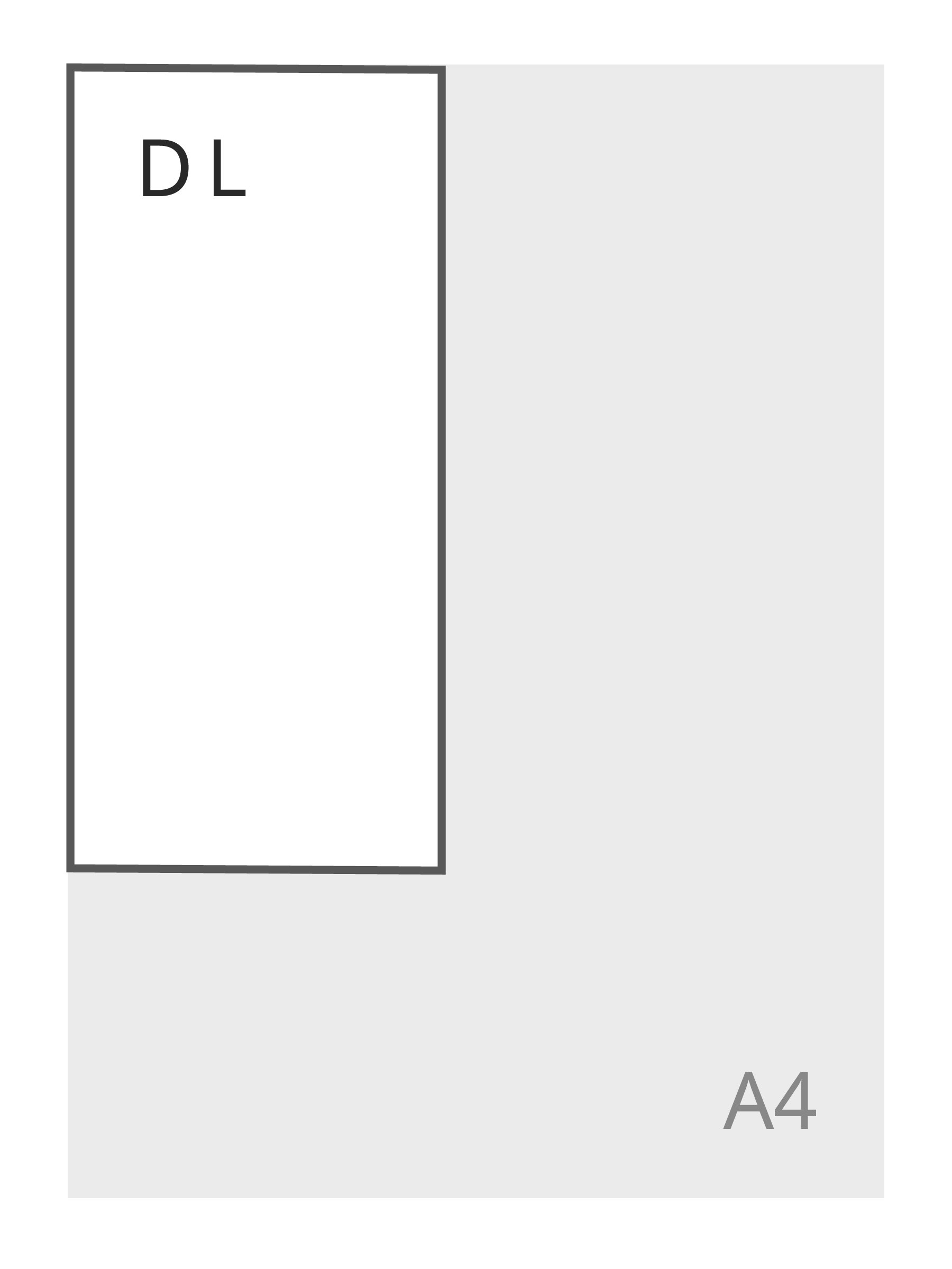 Din large  (99 x 210 mm)