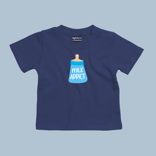 vinger Wegrijden venijn Baby t-shirt bedrukken met tekst of foto | Drukwerkdeal.nl